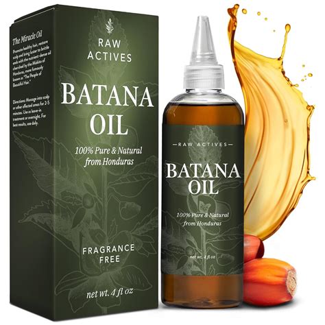 Amazon Raw Actives Batana Oil For Hair Growth Dr Sebi Organic