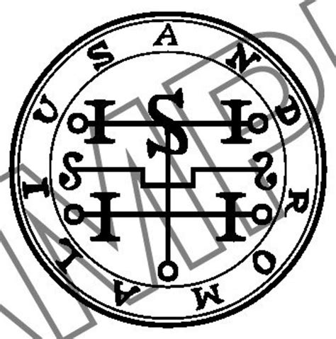 Buy Seal Of Andromalius Svg Nd Demon Andromalius Sigil Svg Goetia