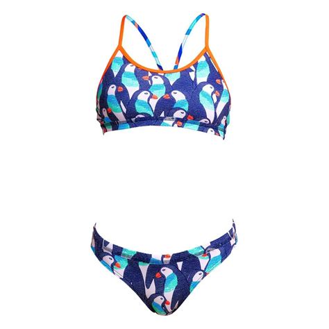 Funkita Racerback Pengoo Parade Bikini Multicolor Swiminn