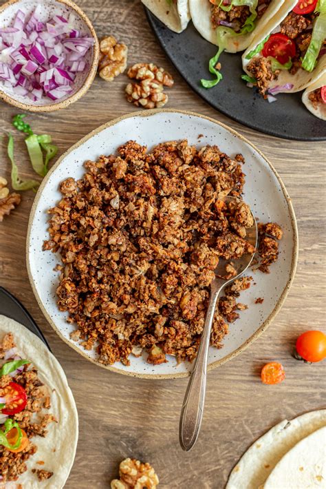 Mushroom Walnut Taco Meat