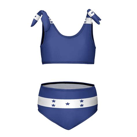 Honduras Flag Girl S 2 Piece Bikini Set Beach Sport Swimsuit Swimwear 6 7Y110cm Walmart