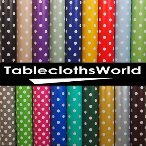 Polka Dot Fabric Tablecloths