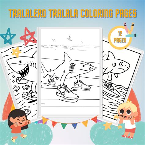 Desenho Do Tralalero Tralala Para Colorir - 6