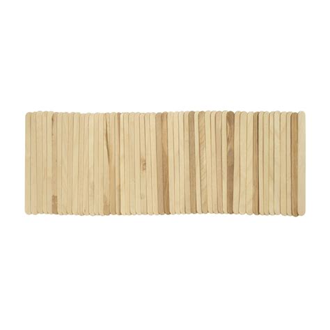 Natural Wooden Craft Sticks 50 Pack | Hobbycraft