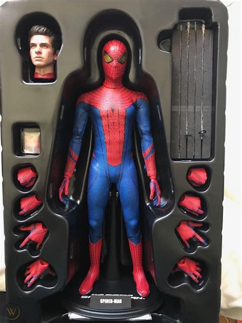 Hot Toys Amazing Spider Man Mms Scaleandrew Garfield Figure Free