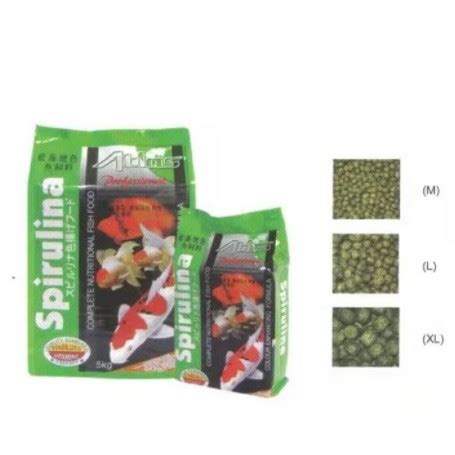 Atlas Spirulina Koi Fish Food Kg Kg Shopee Malaysia