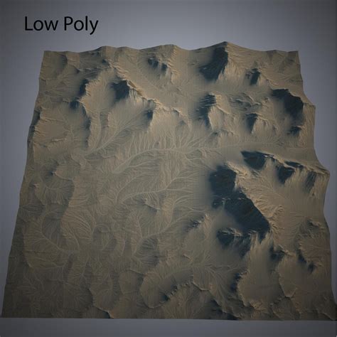 Desert Landscape 3d Model 11 Max Fbx Obj Free3d