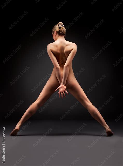 Naked Woman Is Standing Back Stock Photo Adobe Stock