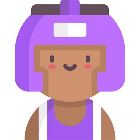 Wrestler Kawaii Flat Icon