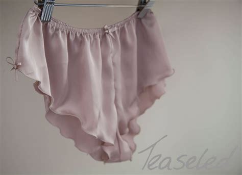 Mini French Knickers Panties In Silky Satin Sexy Lingerie Etsy