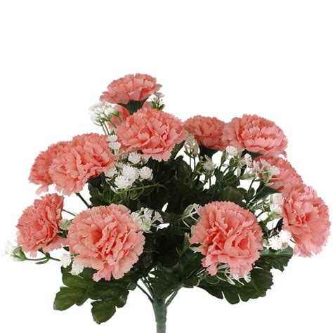 Букет искусственный NATAM Гвоздики персиковые 32см купить в Томске