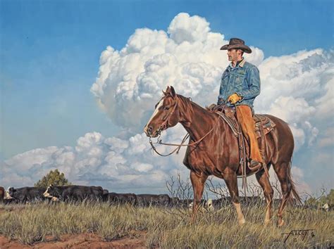 Western Cowboy Landscape Paintings