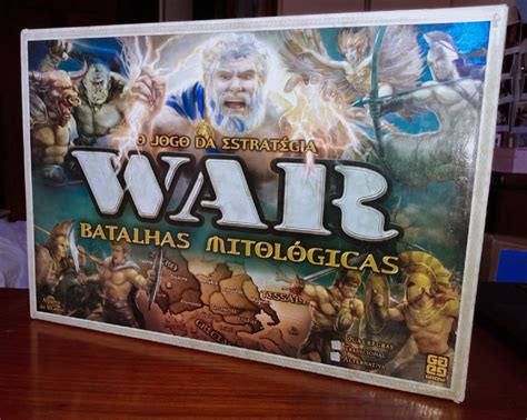 Jogo War Batalhas Mitológicas Jogo de Tabuleiro Grow Usado 50662611