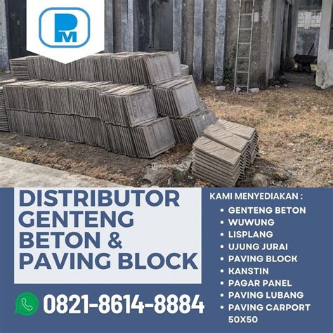 supplier genteng minimalis beton lebih awet  sidoarjo tribun jualbeli