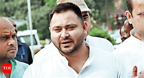 Tejashwi Rubbishes Ed S Claims On Searches Says Nothing Found Patna