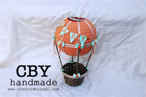 Hot Air Balloon Centerpiece B A B Y Orange And Teal Up Up And Etsy