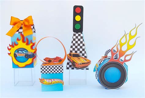 Kit De Papelaria Personalizada Hot Wheels Elo