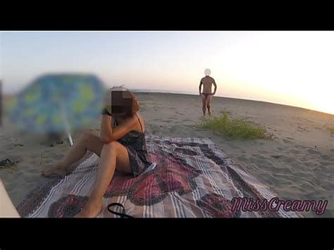 Pussy Flash A Stranger Caught Me Masturbating In Public Beach And Help Me Orgasm Risking To Be