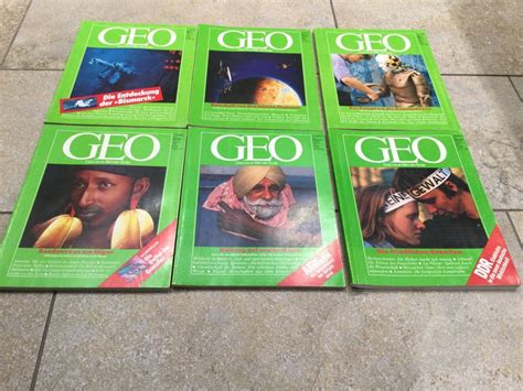 Geo Magazine 198990 6 Hefte Kaufen Auf Ricardo