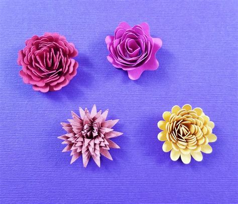 How To Make Paper Flowers With Cricut Artofit