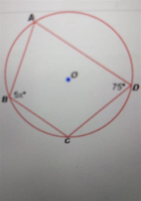 In The Diagram Below O Is Circumscribed About Quadrilateral What Is