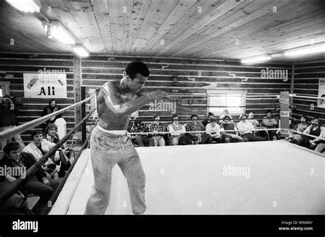 Muhammad Ali training at his camp in Deer Lake Pennsylvania. 23rd ...