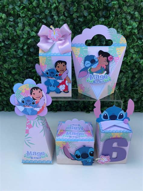 Kit 50 Personalizados Clássico Lilo e Stitch Elo7