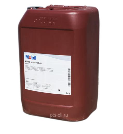 Гидравлическое масло Mobil Nuto H 46, 20 л. . Оптом и в розницу, купить ...