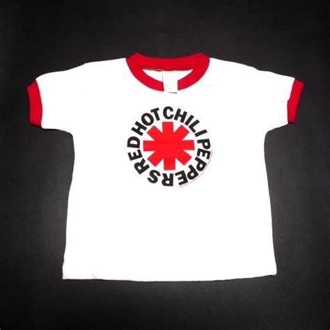 メール便対応可RED HOT CHILI PEPPERS レッドホットチリペッパーズ ASTERISK LOGO TODDLER TEE よちよち歩き幼児オフィシャルバンドTシャツ