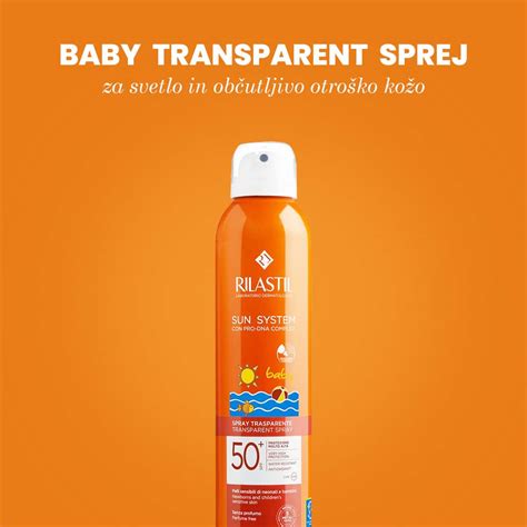 Rilastil SS Baby Transparent Sprej SPF50 200 Ml Pharmagea