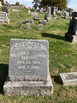 William Truman Bartholomew 1865 1905 Memorial Find A Grave