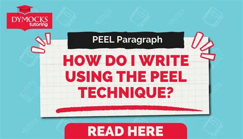 How To Write A Peel Paragraph