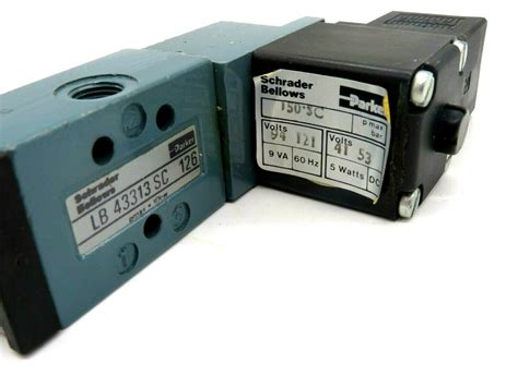 New Parker Schrader Bellows Lb43313sc Solenoid Valve Sb Industrial