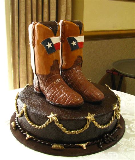 Grooms Cake With Chocolate Boots By Frosted Art Pretty Cakes Beautiful Cakes Amazing Cakes