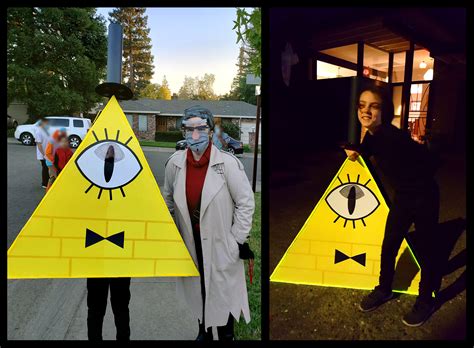 Bill Cipher Costume I Made For My Son Hope Everyone Had A Great And Safe