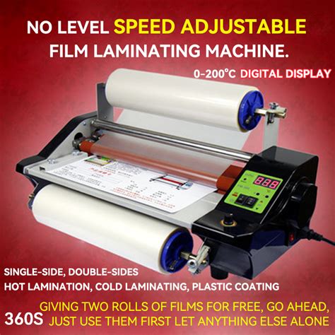 A3 A4 Digital Display Speed Adjustable Film Laminating Machine For Hot