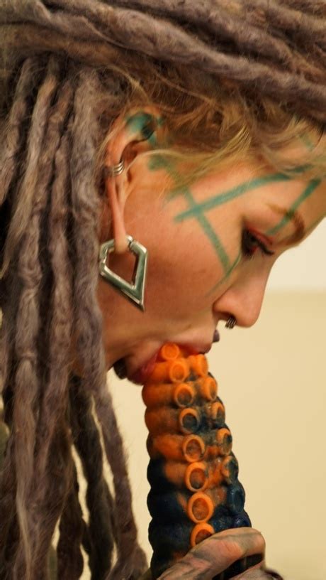 Body Modifier Anuskatzz Takes A Big Dildo To Her Filthy Asshole