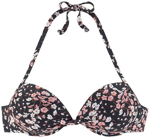 Lascana Push Up Bikini Top 15409410 Schwarz Bedruckt Ab 31 99 Preisvergleich Bei Idealo De