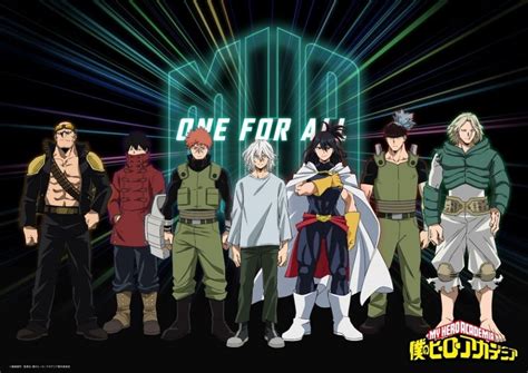 One For All Hero Academia - One For All Successors Get Spotlight in New My Hero Academia Season 7 ...