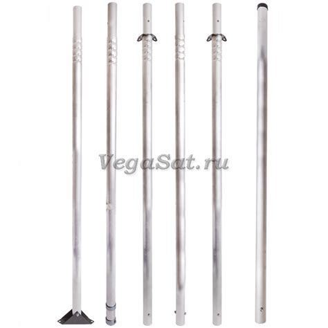 Мачта для антенн 9 метров (секции 1.5 м) алюминиевая составная – купить ...