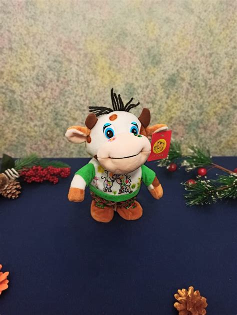 Интерактивная игрушка Бык. Игрушка-повторюшка, символ года бык 2021 ...