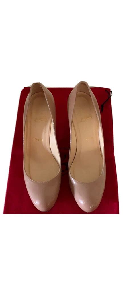 Christian Louboutin Simple Pump Nude Patent Leather Gem