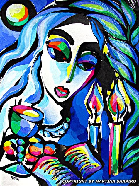 Peace Of Shabbat Martina Shapiro Jewish Artists Canadian Artists