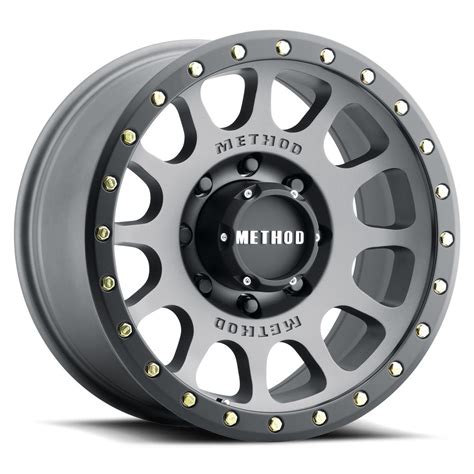 305 Nv Titanium Matte Black Lip Method Race Wheels