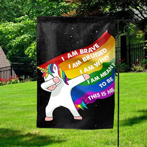 Lgbtq Pride House Flag Queer Gay Lesbian Trans Nonbinary Rainbow House Flag Pride Rainbow Lgbt