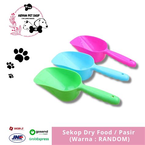 Jual Sekop Pasir Makanan Kucing Besar Warna Random Shopee Indonesia