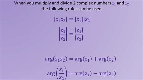 VO FA1 Week 3 5 Modulus Argument Form Rules YouTube