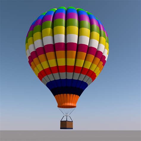 Hot Air Balloon 3D Model CGTrader