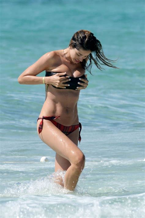 Aida Yespica Hot Bikini In Beach Formentera Popular Actress