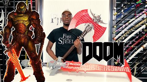 Unboxing Doom Eternal Marauder Axe And Crucible Greatsword Youtube